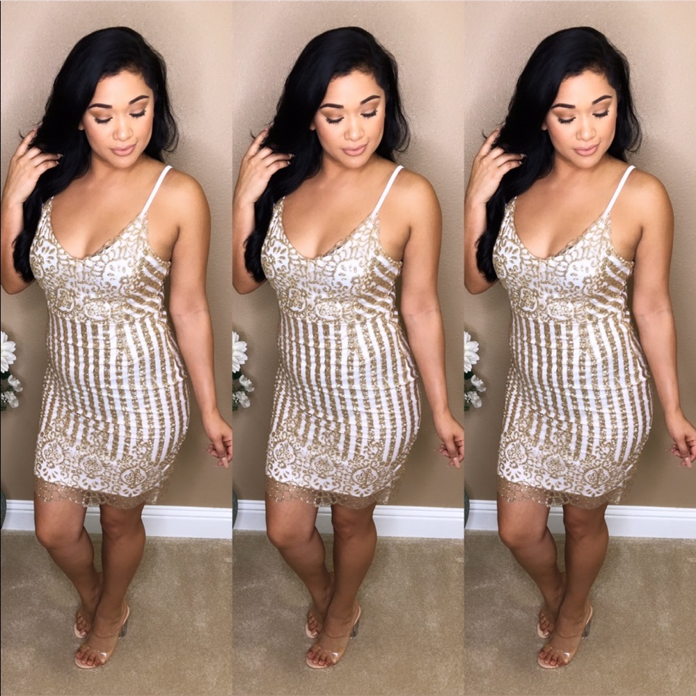 🎉🎂Birthday Dress ✨ “Golden Hour” Sequin Dress!!